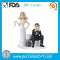 Interesting locked bridegroom wedding Couple Figurine